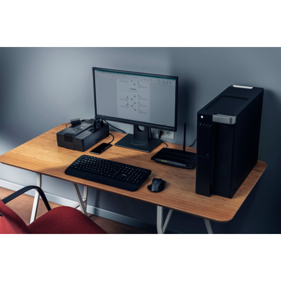 Trust Maxxon uninterruptible power supply (UPS) 0.8 kVA 6 AC outlet(s) Trust Maxxon uninterruptible power supply (UPS) 0.8 kVA 6 AC outlet(s)