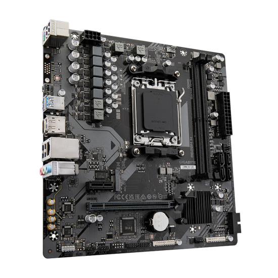 Mainboard|GIGABYTE|AMD A620|SAM5|Micro-ATX|Memory DDR5|Memory slots 2|1xPCI-Express 3.0 16x|1xPCI-Express 4.0 16x|1xM.2|1xHDMI|1xDisplayPort|4xUSB 2.0|2xUSB 3.2|1xPS/2|1xRJ45|3xAudio port|A620MH1.2 Mainboard|GIGABYTE|AMD A620|SAM5|Micro-ATX|Memory DDR5|Memory slots 2|1xPCI-Express 3.0 16x|1xPCI-Express 4.0 16x|1xM.2|1xHDMI|1xDisplayPort|4xUSB 2.0|2xUSB 3.2|1xPS/2|1xRJ45|3xAudio port|A620MH1.2