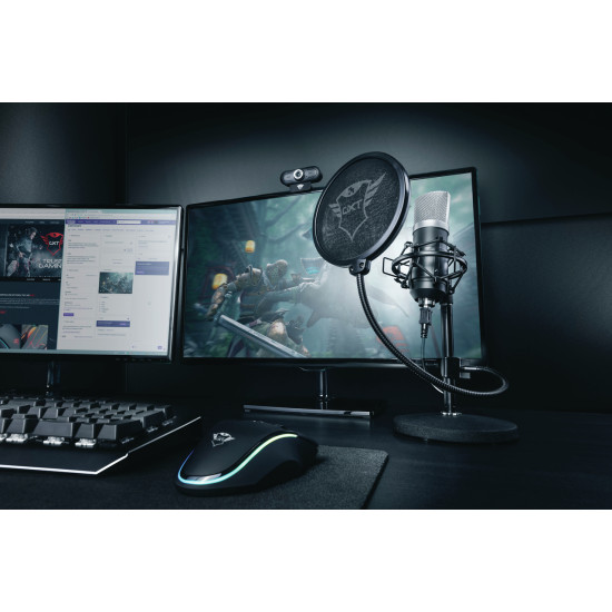 Trust 21753 microphone Black Studio microphone Trust 21753 microphone Black Studio microphone