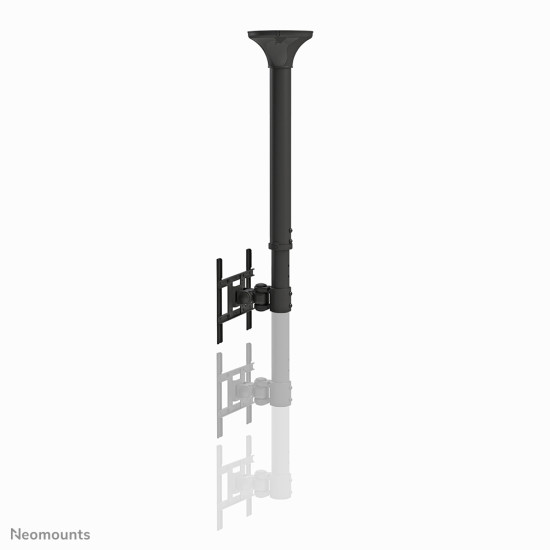 Neomounts FPMA-C200BLACK Monitor/TV mount ceiling 10-40" - h 64-104 cm