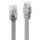 Lindy 0.3m Cat.6 U/UTP Flat Network Cable, Grey Lindy 0.3m Cat.6 U/UTP Flat Network Cable, Grey