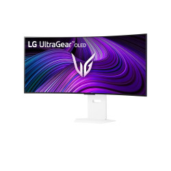 Monitor|LG|39GX90SA-W|39"|Gaming/Curved/21 : 9|Swivel|Height adjustable|Tilt|Matte|Panel OLED|3440x1440|21:9|240Hz|0.03 ms|Speakers|Colour White|39GX90SA-W