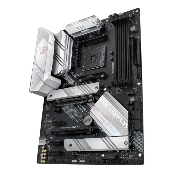 Mainboard|ASUS|AMD B550|SAM4|ATX|3xPCI-Express 3.0 1x|1xPCI-Express 3.0 4x|1xPCI-Express 4.0 16x|2xM.2|Memory DDR4|Memory slots 4|1xHDMI|1xDisplayPort|2xAudio-In|3xAudio-Out|2xUSB 2.0|1xUSB type C|5xUSB 3.2|1xOptical S/PDIF|1xRJ45|ROGSTRIXB550-AGAMING Mainboard|ASUS|AMD B550|SAM4|ATX|3xPCI-Express 3.0 1x|1xPCI-Express 3.0 4x|1xPCI-Express 4.0 16x|2xM.2|Memory DDR4|Memory slots 4|1xHDMI|1xDisplayPort|2xAudio-In|3xAudio-Out|2xUSB 2.0|1xUSB type C|5xUSB 3.2|1xOptical S/PDIF|1xRJ45|ROGSTRIXB550-AGAMING