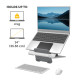 Fellowes Laptop Stand for Desk - Breyta Adjustable Laptop Riser for Home and Office - Portable Laptop Stand with 12 Height Adjustments - Max Laptop Size 14", Max Weight 4KG - White Fellowes Laptop Stand for Desk - Breyta Adjustable Laptop Riser for Home and Office - Portable Laptop Stand with 12 Height Adjustments - Max Laptop Size 14", Max Weight 4KG - White