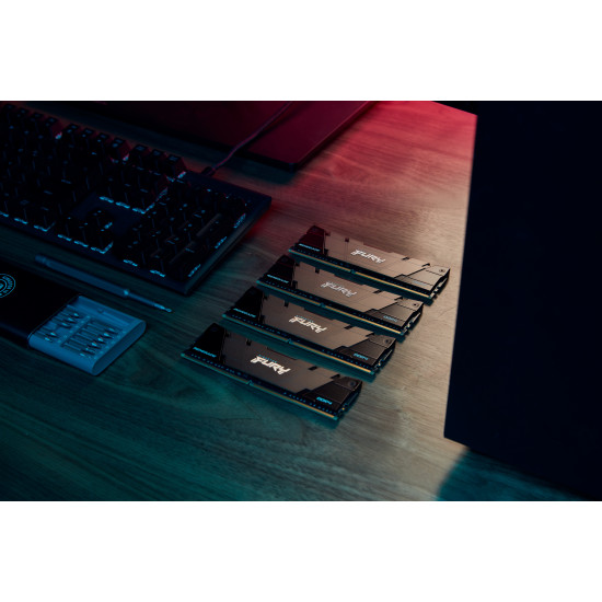 Kingston Technology FURY 16GB 3200MT/s DDR4 CL16 DIMM (Kit of 2) Renegade Black Kingston Technology FURY 16GB 3200MT/s DDR4 CL16 DIMM (Kit of 2) Renegade Black
