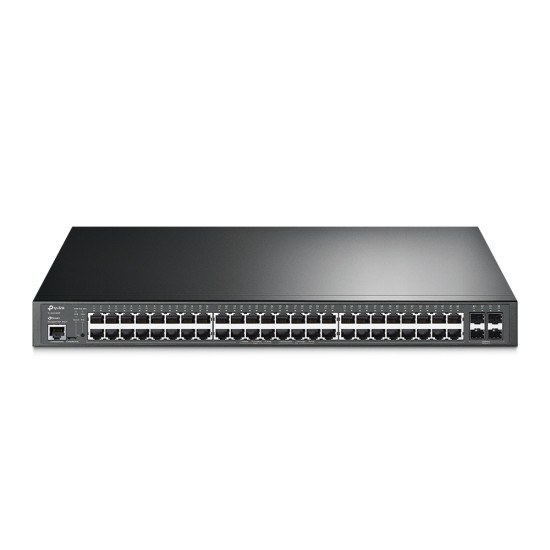 JetStream 48-Port Gigabit and 4-Port 10GE SFP+ L2+ Managed Switch with 48-Port PoE+ JetStream 48-Port Gigabit and 4-Port 10GE SFP+ L2+ Managed Switch with 48-Port PoE+