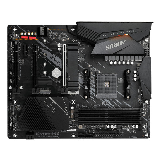Mainboard|GIGABYTE|AMD B550|SAM4|ATX|Memory DDR4|Memory slots 4|1xPCI-Express 16x|2xPCI-Express 3.0 1x|1xPCI-Express 3.0 2x|2xM.2|1xHDMI|1xDisplayPort|2xUSB 2.0|5xUSB 3.2|1xOptical S/PDIF|1xRJ45|5xAudio port|B550AORUSELITEV21.5 Mainboard|GIGABYTE|AMD B550|SAM4|ATX|Memory DDR4|Memory slots 4|1xPCI-Express 16x|2xPCI-Express 3.0 1x|1xPCI-Express 3.0 2x|2xM.2|1xHDMI|1xDisplayPort|2xUSB 2.0|5xUSB 3.2|1xOptical S/PDIF|1xRJ45|5xAudio port|B550AORUSELITEV21.5