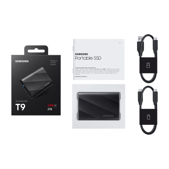 Samsung MU-PG2T0B 2 TB USB Type-C 3.2 Gen 2 (3.1 Gen 2) Black Samsung MU-PG2T0B 2 TB USB Type-C 3.2 Gen 2 (3.1 Gen 2) Black