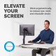 Fellowes Seasa Single Monitor Arm - Freestanding Monitor Mount for 8KG 32 inch Screens - Ergonomic Adjustable Monitor Arm - Tilt 45° Pan 120° Rotation 360°, VESA 75 x 75/100 x 100 - Black Fellowes Seasa Single Monitor Arm - Freestanding Monitor Mount for 8KG 32 inch Screens - Ergonomic Adjustable Monitor Arm - Tilt 45° Pan 120° Rotation 360°, VESA 75 x 75/100 x 100 - Black