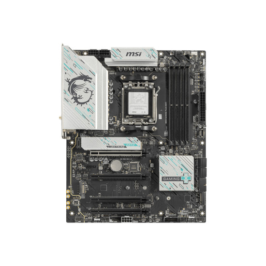 Mainboard|MSI|AMD B850|SAM5|ATX|Memory DDR5|Memory slots 4|4xPCI-Express 16x|3xM.2|1xDisplayPort|1xAudio-In|1xAudio-Out|1xMicrophone|4xUSB 2.0|2xUSB 3.2|2xUSB-C|1xOptical S/PDIF|1xRJ45|B850GAMINGPLUSWIFI Mainboard|MSI|AMD B850|SAM5|ATX|Memory DDR5|Memory slots 4|4xPCI-Express 16x|3xM.2|1xDisplayPort|1xAudio-In|1xAudio-Out|1xMicrophone|4xUSB 2.0|2xUSB 3.2|2xUSB-C|1xOptical S/PDIF|1xRJ45|B850GAMINGPLUSWIFI