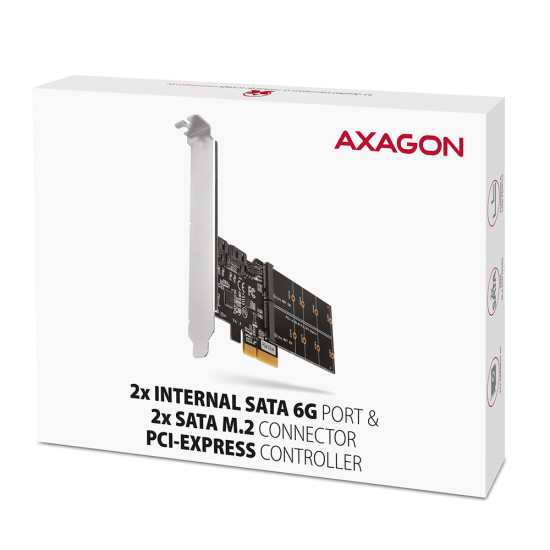 PCES-SA4M2 PCIe Controller 2x internal SATA 6G port+ M.2 B-key PCES-SA4M2 PCIe Controller 2x internal SATA 6G port+ M.2 B-key