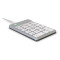 Numeric keypad R-Go Numpad Break, ergonomic numeric keypad with break software, wired, white