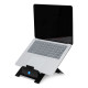 R-Go Tools Laptop stand R-Go Riser Flexible, adjustable folding laptop riser, ergonomic, Hylite aluminum, black