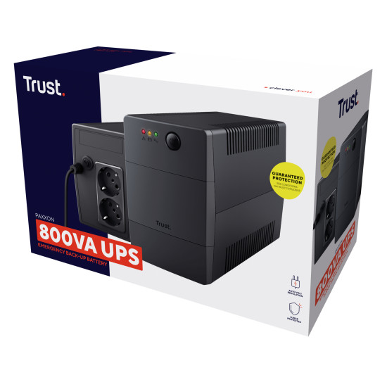 UPS|TRUST|480 Watts|800 VA|Wave form type Simulated sinewave|Desktop/pedestal|23503 UPS|TRUST|480 Watts|800 VA|Wave form type Simulated sinewave|Desktop/pedestal|23503