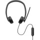 DELL WH3024 Headset Wired Head-band Calls/Music USB Type-C Black DELL WH3024 Headset Wired Head-band Calls/Music USB Type-C Black