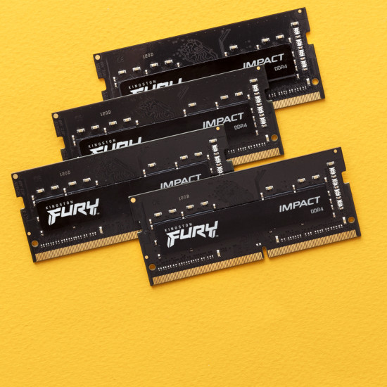 32GB 3200MT/s DDR4 CL20 SODIMM (Kit of 2) FURY Impact 32GB 3200MT/s DDR4 CL20 SODIMM (Kit of 2) FURY Impact