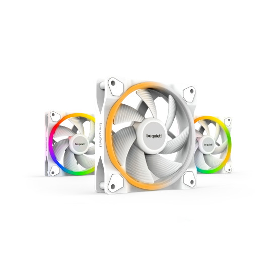 be quiet! Light Wings White | 120mm PWM Triple Pack Computer case Fan 12 cm 3 pc(s) be quiet! Light Wings White | 120mm PWM Triple Pack Computer case Fan 12 cm 3 pc(s)