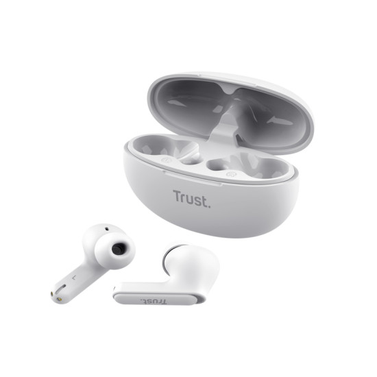 Trust Yavi Headset True Wireless Stereo (TWS) In-ear Calls/Music USB Type-C Bluetooth White Trust Yavi Headset True Wireless Stereo (TWS) In-ear Calls/Music USB Type-C Bluetooth White