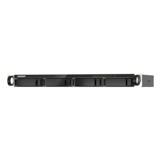 QNAP TS-435XEU NAS Rack (1U) Marvell CN9131 4 GB DDR4 0 TB QNAP QTS Black, Grey