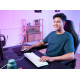 Trust GXT 833W THADO keyboard Gaming USB QWERTY US English White