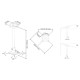 Multibrackets M Universal Projector Ceiling mount 600-1000 with Fine tune Multibrackets M Universal Projector Ceiling mount 600-1000 with Fine tune