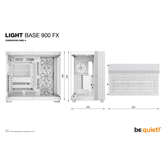 be quiet! LIGHT BASE 900 FX White Full Tower be quiet! LIGHT BASE 900 FX White Full Tower