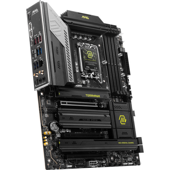 Mainboard|MSI|Intel Z890|LGA1851|ATX|Memory DDR5|Memory slots 4|2xPCI-Express 4.0 4x |1xPCI-Express 5.0 16x|4xM.2|1xHDMI|4xUSB 2.0|3xUSB 3.2|1xUSB-C|2xUSB-C w/Thunderbolt|1xOptical S/PDIF|1xRJ45|2xAudio port|MAGZ890TOMAHAWKWIFI Mainboard|MSI|Intel Z890|LGA1851|ATX|Memory DDR5|Memory slots 4|2xPCI-Express 4.0 4x |1xPCI-Express 5.0 16x|4xM.2|1xHDMI|4xUSB 2.0|3xUSB 3.2|1xUSB-C|2xUSB-C w/Thunderbolt|1xOptical S/PDIF|1xRJ45|2xAudio port|MAGZ890TOMAHAWKWIFI