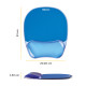 Fellowes Mouse Mat Wrist Support - Crystals Gel Mouse Pad with Non Slip Rubber Base - Ergonomic Mouse Mat for Computer, Laptop, Home Office Use - Compatible with Laser and Optical Mice - Blue Fellowes Mouse Mat Wrist Support - Crystals Gel Mouse Pad with Non Slip Rubber Base - Ergonomic Mouse Mat for Computer, Laptop, Home Office Use - Compatible with Laser and Optical Mice - Blue