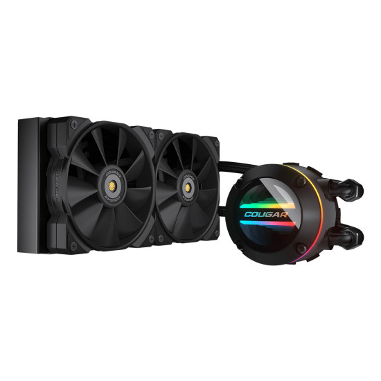 COUGAR Gaming POSEIDON-GT 240 Computer case All-in-one liquid cooler 12 cm Black 1 pc(s) COUGAR Gaming POSEIDON-GT 240 Computer case All-in-one liquid cooler 12 cm Black 1 pc(s)