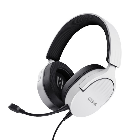 Trust GXT 489W FAYZO Headset Wired Head-band Gaming Black, White Trust GXT 489W FAYZO Headset Wired Head-band Gaming Black, White