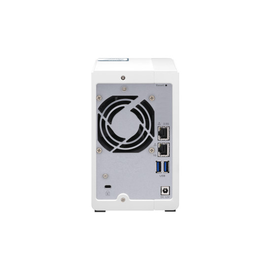 QNAP TS-233 NAS/storage server Tower ARM Cortex-A55 2 GB 0 TB QNAP QTS White QNAP TS-233 NAS/storage server Tower ARM Cortex-A55 2 GB 0 TB QNAP QTS White