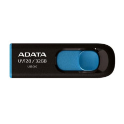 MEMORY DRIVE FLASH USB3 128GB/BLACK AUV128-128G-RBE ADATA