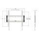 M Universal Wallmount Fixed Medium Black M Universal Wallmount Fixed Medium Black