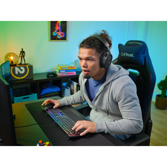 Trust GXT 866 TORIX keyboard Gaming USB QWERTY US International Black Trust GXT 866 TORIX keyboard Gaming USB QWERTY US International Black