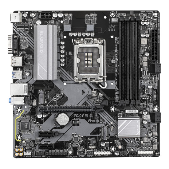 Mainboard|GIGABYTE|Intel B760 Express|LGA1700|Micro-ATX|Memory DDR5|Memory slots 4|2xPCI-Express 3.0 1x|1xPCI-Express 4.0 16x|2xM.2|1x15pin D-sub|1xHDMI|1xDisplayPort|2xUSB 2.0|5xUSB 3.2|1xUSB-C|1xPS/2|1xRJ45|3xAudio port|B760MD3HP1.0 Mainboard|GIGABYTE|Intel B760 Express|LGA1700|Micro-ATX|Memory DDR5|Memory slots 4|2xPCI-Express 3.0 1x|1xPCI-Express 4.0 16x|2xM.2|1x15pin D-sub|1xHDMI|1xDisplayPort|2xUSB 2.0|5xUSB 3.2|1xUSB-C|1xPS/2|1xRJ45|3xAudio port|B760MD3HP1.0
