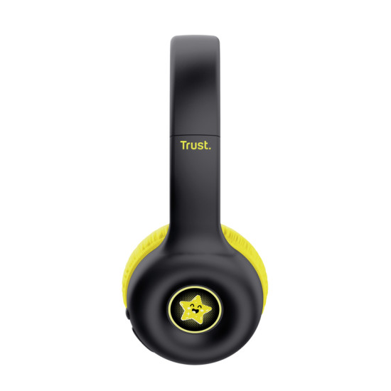 Trust Nouna Headset Wired & Wireless Head-band Calls/Music USB Type-C Bluetooth Black, Yellow Trust Nouna Headset Wired & Wireless Head-band Calls/Music USB Type-C Bluetooth Black, Yellow