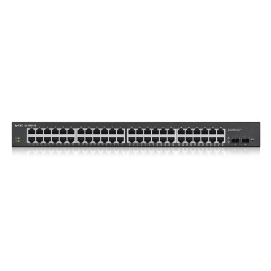 Zyxel GS1900-48-EU0102F network switch L2 Gigabit Ethernet (10/100/1000) Black Zyxel GS1900-48-EU0102F network switch L2 Gigabit Ethernet (10/100/1000) Black