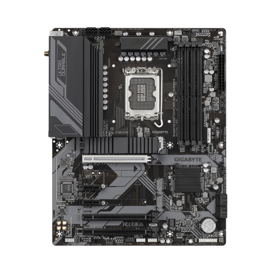 GIGABYTE Z790 D AX Motherboard - Supports Intel Core 14th Gen CPUs, 12+1+1 Phases Digital VRM, up to 7600MHz DDR5 (OC), 3xPCIe 4.0 M.2, Wi-Fi 6E, 2.5GbE LAN, USB 3.2 Gen 2 GIGABYTE Z790 D AX Motherboard - Supports Intel Core 14th Gen CPUs, 12+1+1 Phases Digital VRM, up to 7600MHz DDR5 (OC), 3xPCIe 4.0 M.2, Wi-Fi 6E, 2.5GbE LAN, USB 3.2 Gen 2