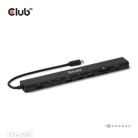 10-1 Portable Dock USB Type-C® 10Gbps to HDMI™ 8K30Hz PD3.1 Max.140Watt 10-1 Portable Dock USB Type-C® 10Gbps to HDMI™ 8K30Hz PD3.1 Max.140Watt