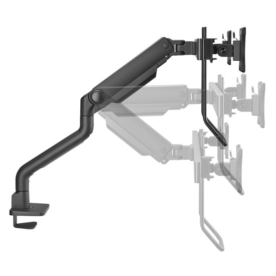 Neomounts DS75S-950BL2 Monitor arm 17-32" - gas spring - Topfix - 180°-stop Neomounts DS75S-950BL2 Monitor arm 17-32" - gas spring - Topfix - 180°-stop