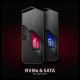 Axagon EEM2-GAM, USB-C 10Gbps - NVMe & SATA SSD GAME M.2 box, bezšroubkový SSD enclosure Black Axagon EEM2-GAM, USB-C 10Gbps - NVMe & SATA SSD GAME M.2 box, bezšroubkový SSD enclosure Black