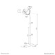 Neomounts FL15-625BL1 Tablet floor stand 7.9-11" - lockable - universal Neomounts FL15-625BL1 Tablet floor stand 7.9-11" - lockable - universal
