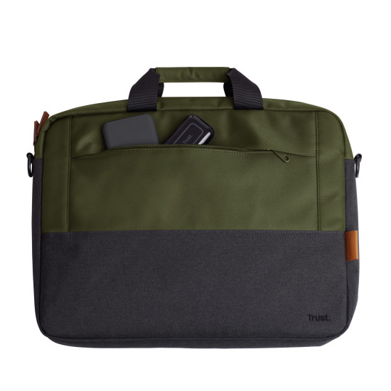 Trust Lisboa 40.6 cm (16") Briefcase Green Trust Lisboa 40.6 cm (16") Briefcase Green