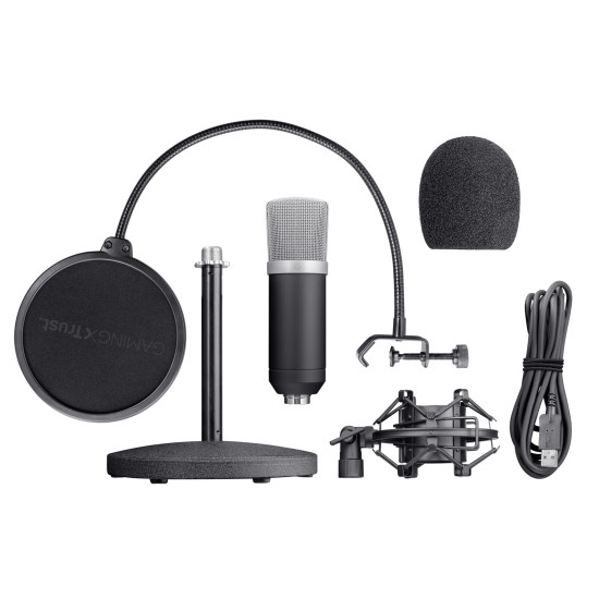 Trust 21753 microphone Black Studio microphone Trust 21753 microphone Black Studio microphone