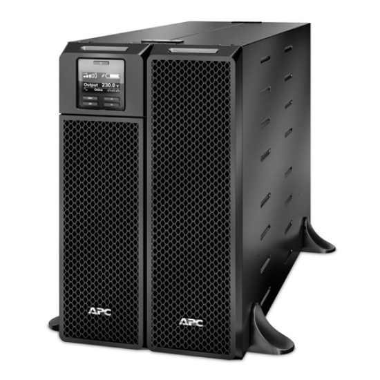 APC Smart-UPS On-Line, 5kVA, Tower, 230V, 6x C13+4x C19 IEC outlets, Network Card+SmartSlot, Extended runtime, W/O rail kit APC Smart-UPS On-Line, 5kVA, Tower, 230V, 6x C13+4x C19 IEC outlets, Network Card+SmartSlot, Extended runtime, W/O rail kit
