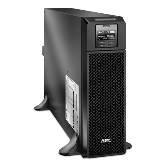 APC Smart-UPS On-Line, 5kVA, Tower, 230V, 6x C13+4x C19 IEC outlets, Network Card+SmartSlot, Extended runtime, W/O rail kit APC Smart-UPS On-Line, 5kVA, Tower, 230V, 6x C13+4x C19 IEC outlets, Network Card+SmartSlot, Extended runtime, W/O rail kit