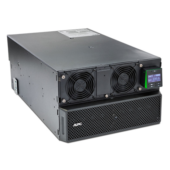 APC Smart-UPS On-Line SRT8KRMXLI - 8kW/VA, 6x C13 + 4x C19 + hardwire 1phase output, rack mountable, Embedded NMC APC Smart-UPS On-Line SRT8KRMXLI - 8kW/VA, 6x C13 + 4x C19 + hardwire 1phase output, rack mountable, Embedded NMC