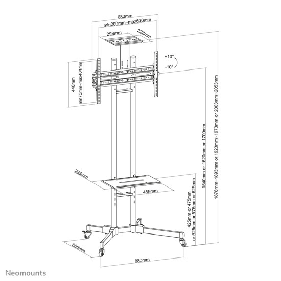 Neomounts floor stand