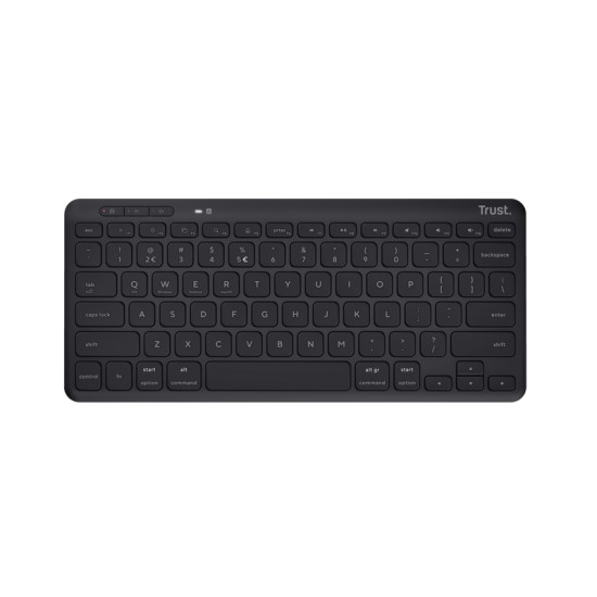 Trust Lyra keyboard Universal RF Wireless + Bluetooth QWERTY US English Black Trust Lyra keyboard Universal RF Wireless + Bluetooth QWERTY US English Black