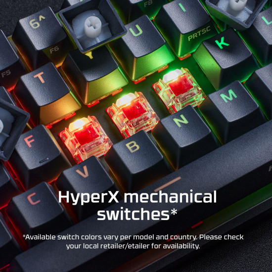 HyperX Alloy Origins 65 - Mechanical Gaming Keyboard - HX Red (USLayout) (HKBO1T-RD-US/N) HyperX Alloy Origins 65 - Mechanical Gaming Keyboard - HX Red (USLayout) (HKBO1T-RD-US/N)